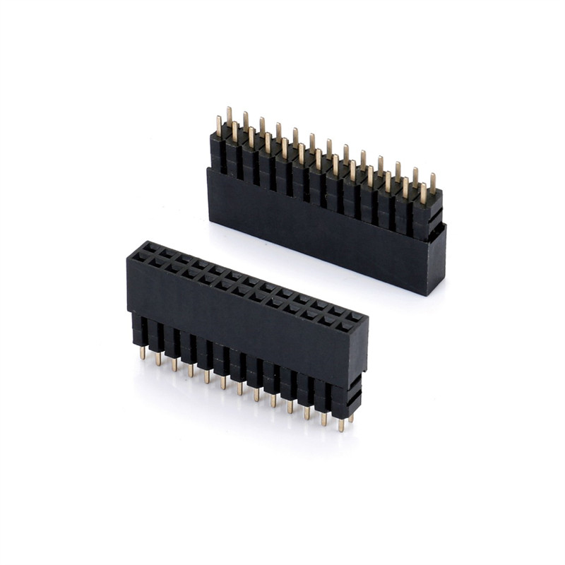 2.54mm 180度 双排 排母